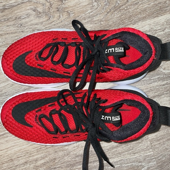 EUC Men’s Nike Zoom Rize BQ5468-600 University Red Basketball Shoes US 7 - Picture 6 of 9